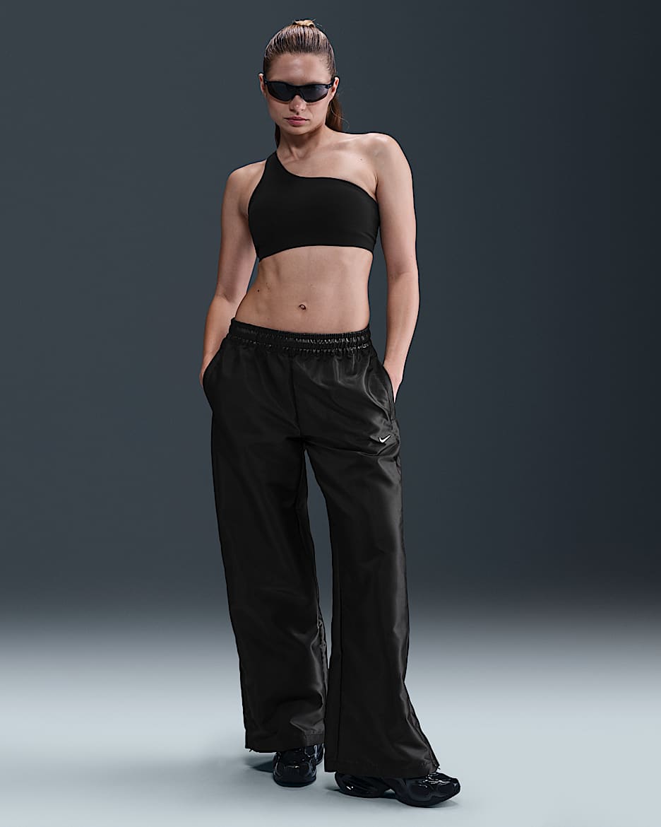★★Nike★★ Sportswear Wind Runner Poly Knit Pants W Mink B Nike Sportswear Windrunner Women's Mid-Rise Slim Knit Pants